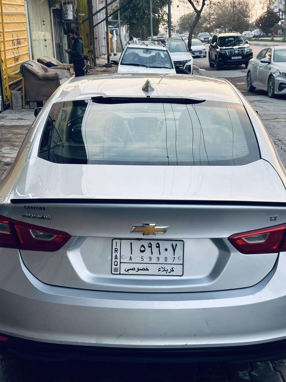 للبيع او المراوس
شفروليه ماليبو (2018)

لون سلفر
دواخل لونين أسود وبيجي
ماشيه 122000 ميل

الحادث
جاملغ السائق بيه ضربة خفيفة موضحة بالصورة
صبغ جاملغ أمامي عدد 2
ولبنيد رش بدون ضربه

المواصفات
كرسي السائق كهرباء
تدفئة وتبريد شغال
مثبت سرعة
شاشة كبيرة تدعم أبل كاربلاي
إشارات مرايا
تخم تاير جديد
لسياره صايرتلها ادامه كامله 
تجي تشغل وتروح

المحرك والكير والشواصي مكفولات
حجم المحرك 1.5 توربو
رقم السيارة كربلاء تحويل ثاني يوم
مكان السيارة كربلاء

الـسـعـر 105

مكاني: كربلاء
للاستفسار الاتصال على: ***********
