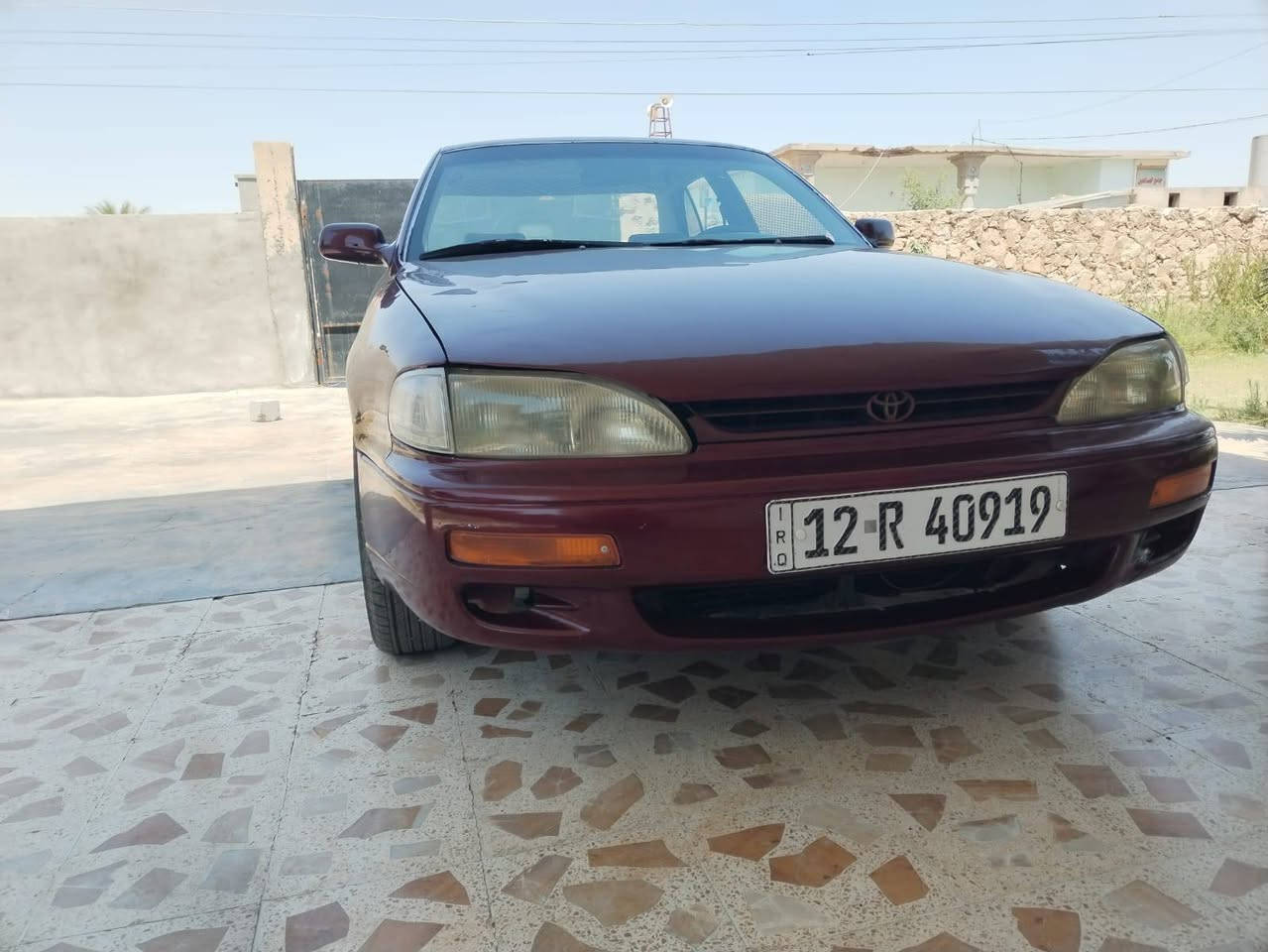 كامري 

موديل 1996

كير محرك شرط

تبريد ثلج

صدر جديد

تايرات جديد

كهربائية كله شغاله

سنويه لل30  

رقم دولي نينوى

سياره جديده 

مكان السيارة صلاح الدين بيجي 

***********

‏‪

