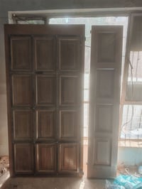 باب صاج درجة أولى خشب الثقيل جديد غير مستعمل للبيع قيمه باليرضي الله و...