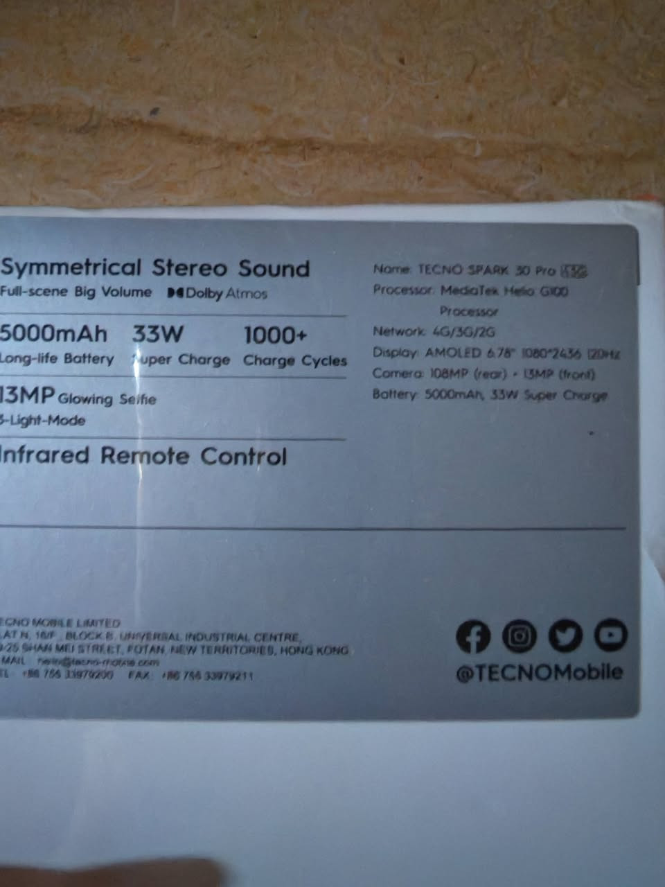 جهاز spark30 pro جديد مامفتوح من الكارتون ب200 وبي مجال الشراي فقط يراسلني


**إذا كنت صاحب هذا الإعلان وتريد حذفه لأي سبب، رجاءا أرسل رسالة إلى الدعم الفني**