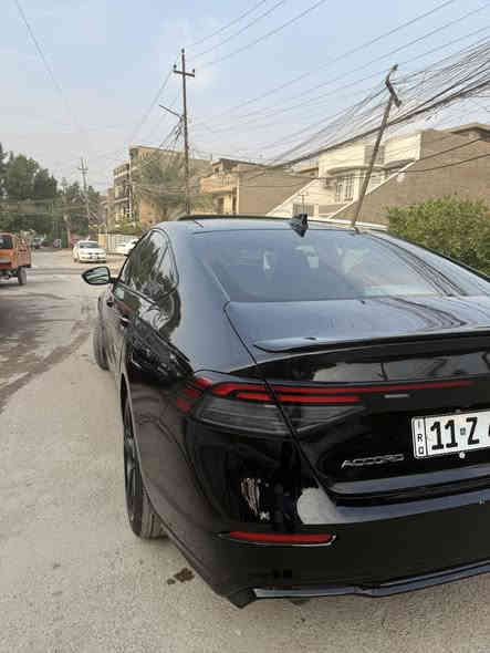 ‏Honda Accord Hybrid 2024 Sport
موديل :- 2024

الون :- اسود 

قوة المحرك :- 2.0 Hybrid

عداد المسافات :- 29 الف كيلو وليس ميل !

مواصفات السيارة :-sport 

الضرر : قطعتين بنيد والباب خلف السائق وصور الحادث والسونار مرفق مع المنشور 

♦️ شاشة نفكيشن 

♦️ تشغيل عن بعد 

♦️ تحكم سرعة 

♦️ بصمة تشغيل 

♦️ دخول ذكي 

♦️ لايت زنون 

♦️ رادار امامي 

♦️ رادار تحديد مسار 

♦️ كامرا خلفية 

♦️ فتحة سقف 

♦️ حساسات 360 درجة 

♦️ اوتو بارك 

♦️ هاند بريك بصمة 

♦️ درايف مود 

♦️ مثبت سرعة 

♦️ حساس مسافة امان 

♦️ اوامر صوتية 

♦️ مقاعد كهربائية 

♦️مقاعد جلد 

♦️المقاعد الأمامية تدفئة 

♦️ مرايات كهربائية 

♦️نظام النقطة العمياء 
 السعر ١٩٨ ورقة وبيها مجال بسيط 
السياره مرقمه بغداد جاهزه 

مكان السياره بغداد الدورة 

للاستفسار  ***********
