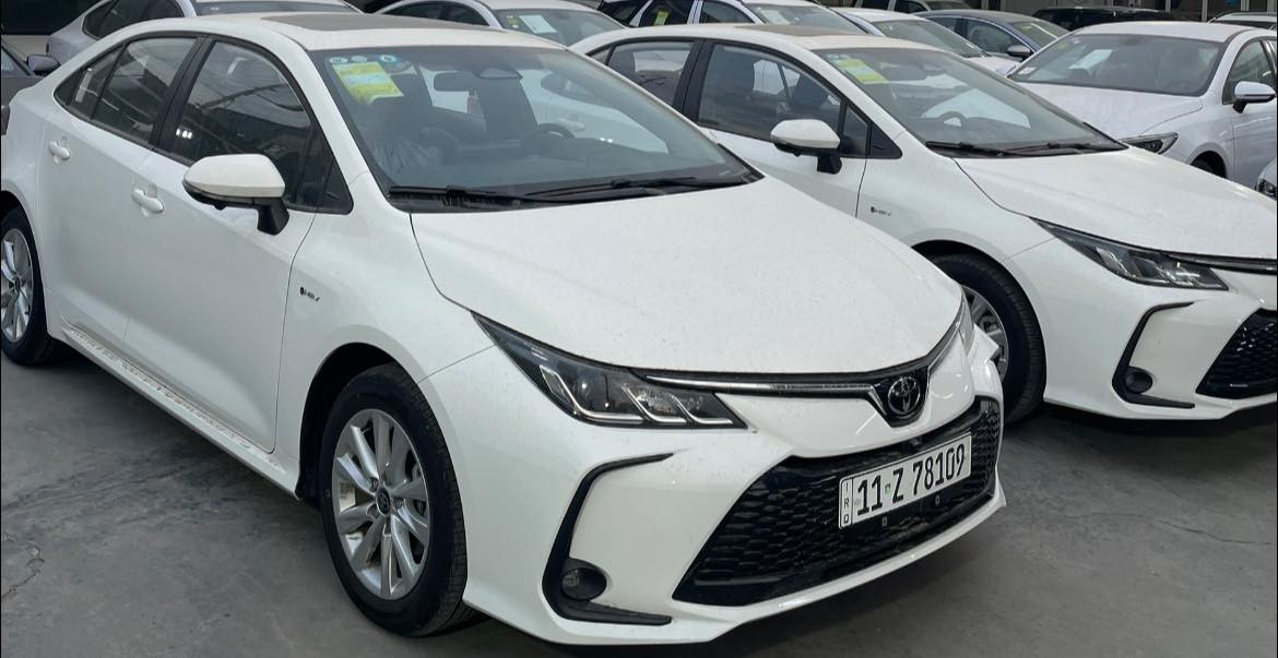 كورلا عدد 2 موديل 2025 شكل الخليجي زيروات  مرقمات بغداد بأسمي خمس كامرات فتحة كشن جلد بصمة مكاني بغداد العامرية للأتصال ***********
