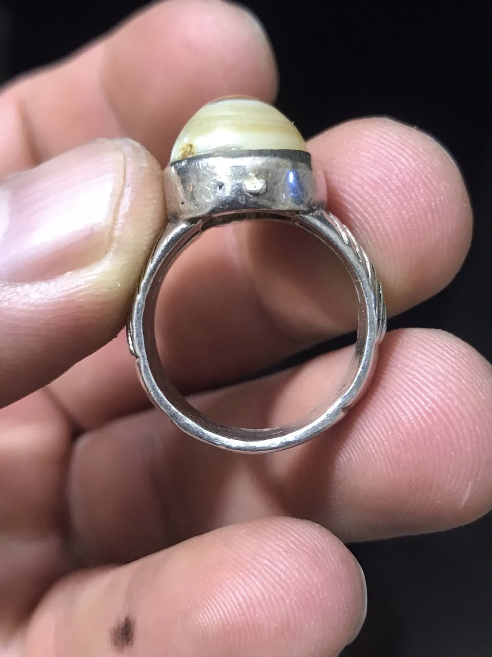 سليماني عين صريحه صياغه يدويه قياس الخاتم (16) خنصر تواصل خاص او ***********
