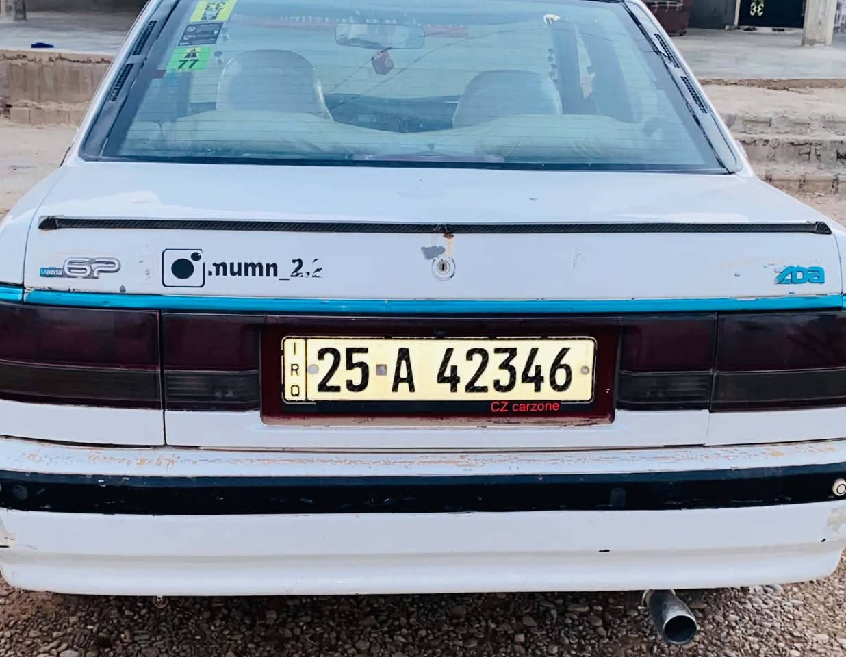 السلام عليكم للبيع مازدا 626  8 بخ موديل ٩١ بدون تبريد سياره ٤ جام كهربائي صقف سلايت لايت زينون  لا صرف ولا باخار مصبوغه جماليه السياره احله من الصوره سنويه جديد لل 2030 تريد تحويل تريد وكاله دفتر بنزين بي  عنوان كركوك ناحيه الرياض السعر ٤٢ وبي مجال قليل 
اتصل ***********
