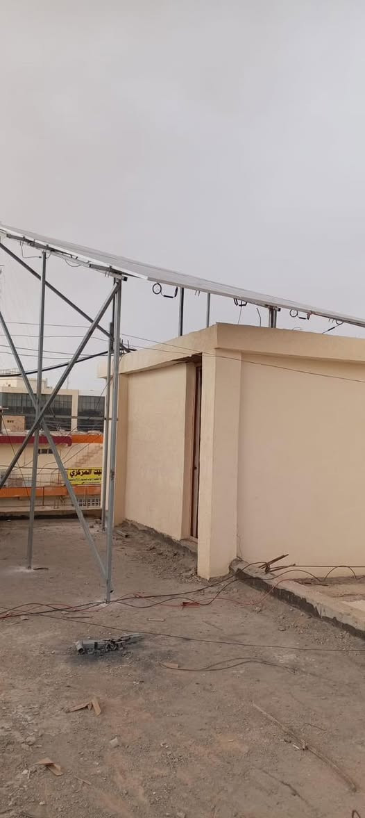 من  أعمال مكتبنا لشهر رمضان المبارك تجهيز ونصب منظومة طاقة شمسية قدرة 32A نهاري و 16A ليلي  بأستخدام الواح لونجي وجهين قدرة 615W عدد ١٦  وانفيرتر نرع انرجي قدرة 10.2 KW وبطارية ليثيوم قدرة 16KW نوع انرلوشن بضمان حقيقي لمدة خمسة سنوات لمكتبة النور في قضاء هيت للاستفسار الاتصال على الرقم *********** ابو انس
