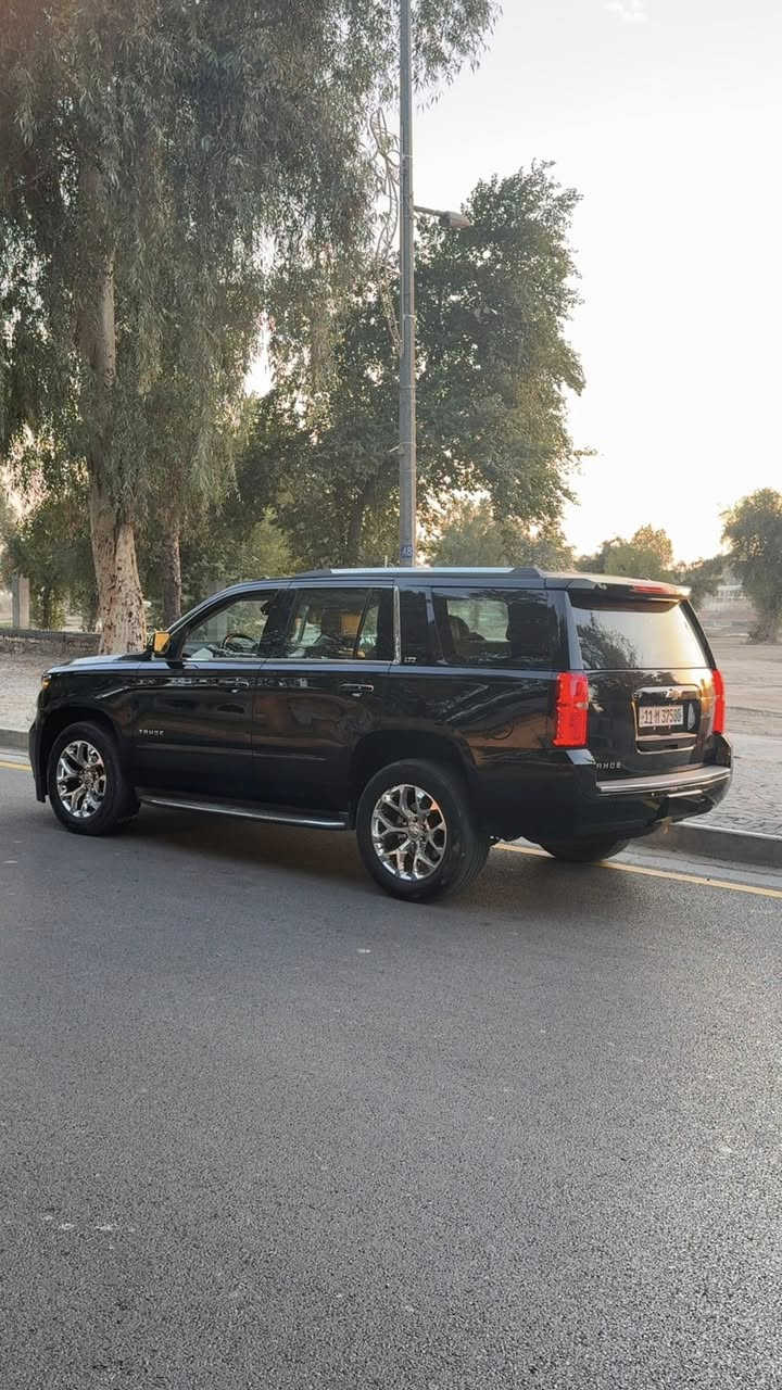 سلام عليكم 
تاهو 2017
خليجي فول للاخير  1/1
معروفة مواصفات ltz
خليجي وكالة المنصور 
مكفول 
سيارة كلش حلوة 
ماشية 170
مكان بغداد
***********
