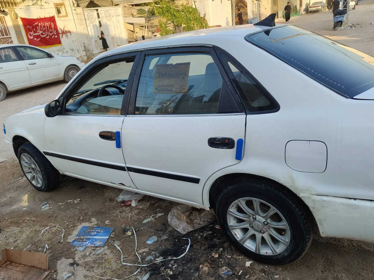 السلام عليكم كورله مديل 97سياره جاهزه مكينه كير نضاف تبريد ثلج شاشه تخم سماعات كهربائيات كلها شغاله عوزها ترتيب دعاميات فقط رقم كربلاء مشروع وطني المكان نجف السعر 30 وبيها مجال مكفوله من ضربه القويه والكص مكلف بنشر الاتصال عله رقم ‏‪***********‬‏

