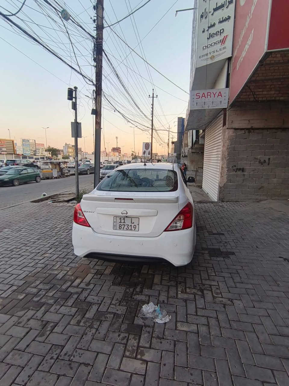 السلام عليكم
للبيع نيسان سني هندي  موديل ٢٠٢١ بليته زركه السعر ٩٧ العنوان بغداد الزعفرانية  الرقم***********
