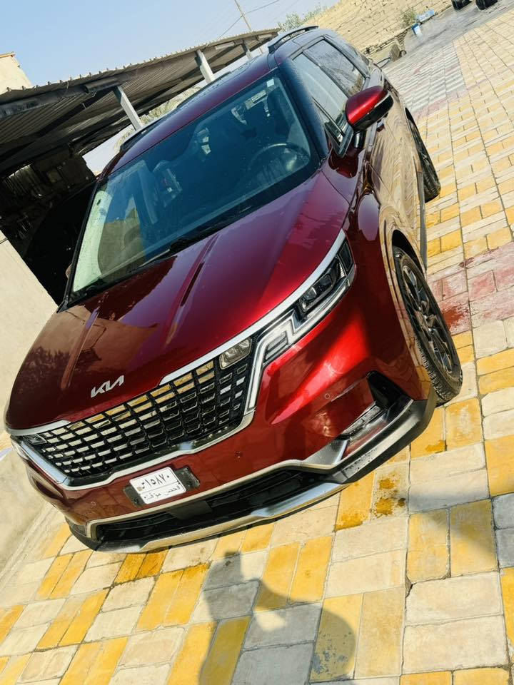 السلام عليكم 
كيا كرنفال 2023 فول مواصفات برستيج لون كرزي 🍒 مميز 
فتحه وبانوراما 
كشن جلد 
6 كاميرات 
صندوق كهرباء 
مكينة ٣.٥٠٠
لايت زنون 
بصمه تشغيل وتشغيل عن بعد 
أبواب كهرباء شفط 
شاشةًكبيره متصل 
رادار امامي خلفي جانبي 
حاسات اماميه خلفية 
سايد بريك كهربائي 
كفالة كير محرك شاصي 
ضرره فقط بنيد بدون دواخل 

للتواصل الاتصال 
***********
