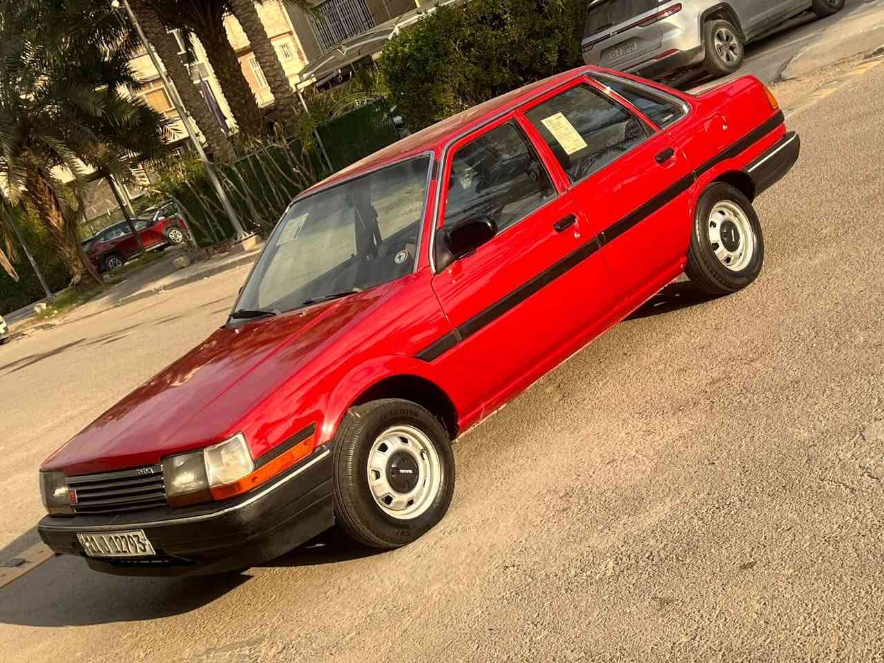 السلام عليكم تويوتا كرونا 1985 🇯🇵
محرك 1800 بلاد
كير اتوماتيك بلاد
سيارة جديده وجاهزه من جميع النواحي
محرك وكير وصدر وتبريد كله جديد وجاهز
كهربائيات وكماليات وغرفة جدا نظيفة
بيه صبغ بنيد أثر جراد
رقم بغداد بأسمي سنوية وهزة جديدة
السعر 53 بيه مجال بسيط
📞   ***********   ..  بغداد زيونة
