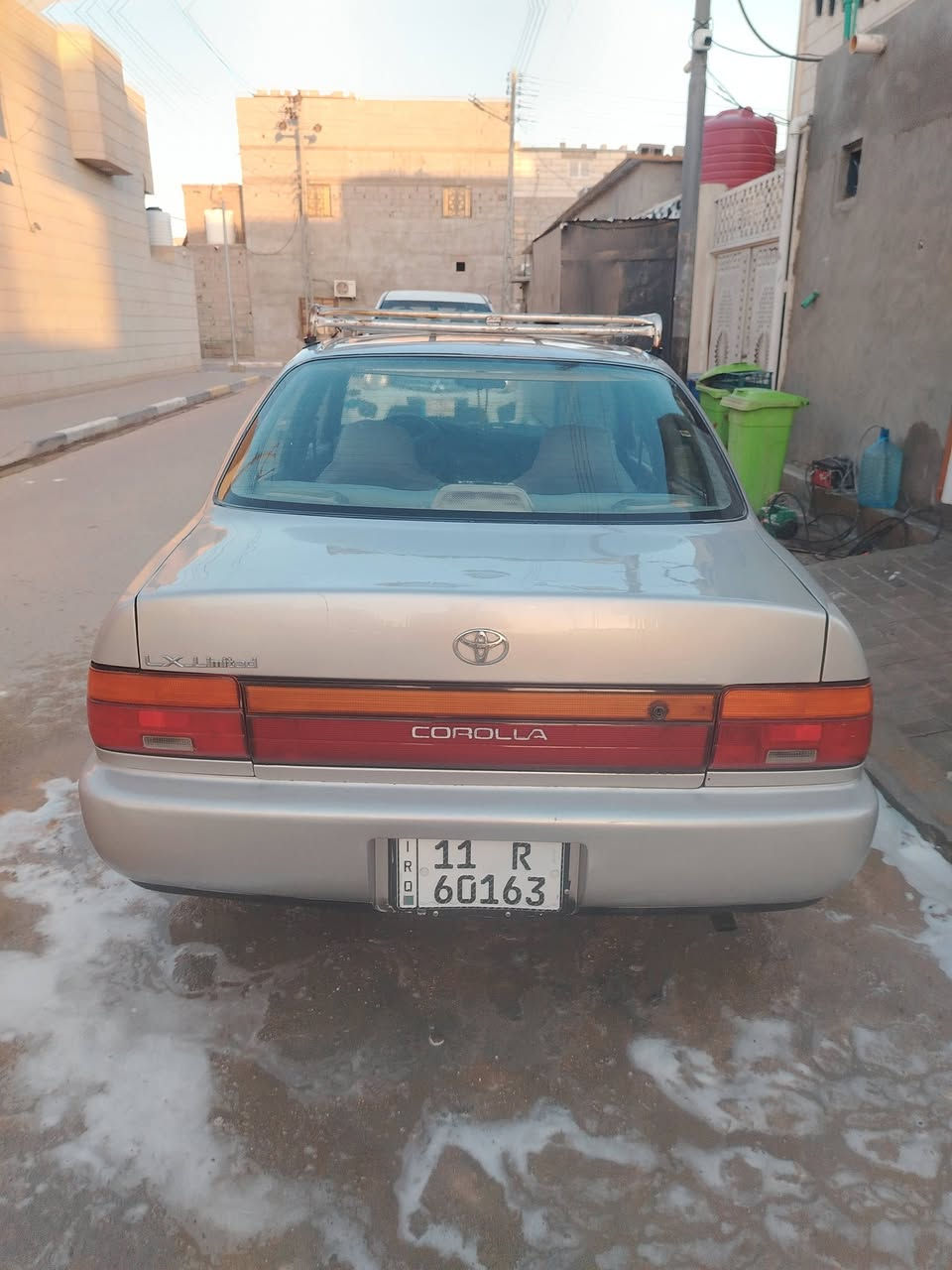 كورلا موديل ٩٤ سيارة مصبوغة عام رقمها بغداد مشروع وطني راعيها موجود بالزبير يريد تحويل محرك كير خير من الله تبريد واكف يرادلة كمبريسر منظمومة ما بيها شي للتواصل ***********
