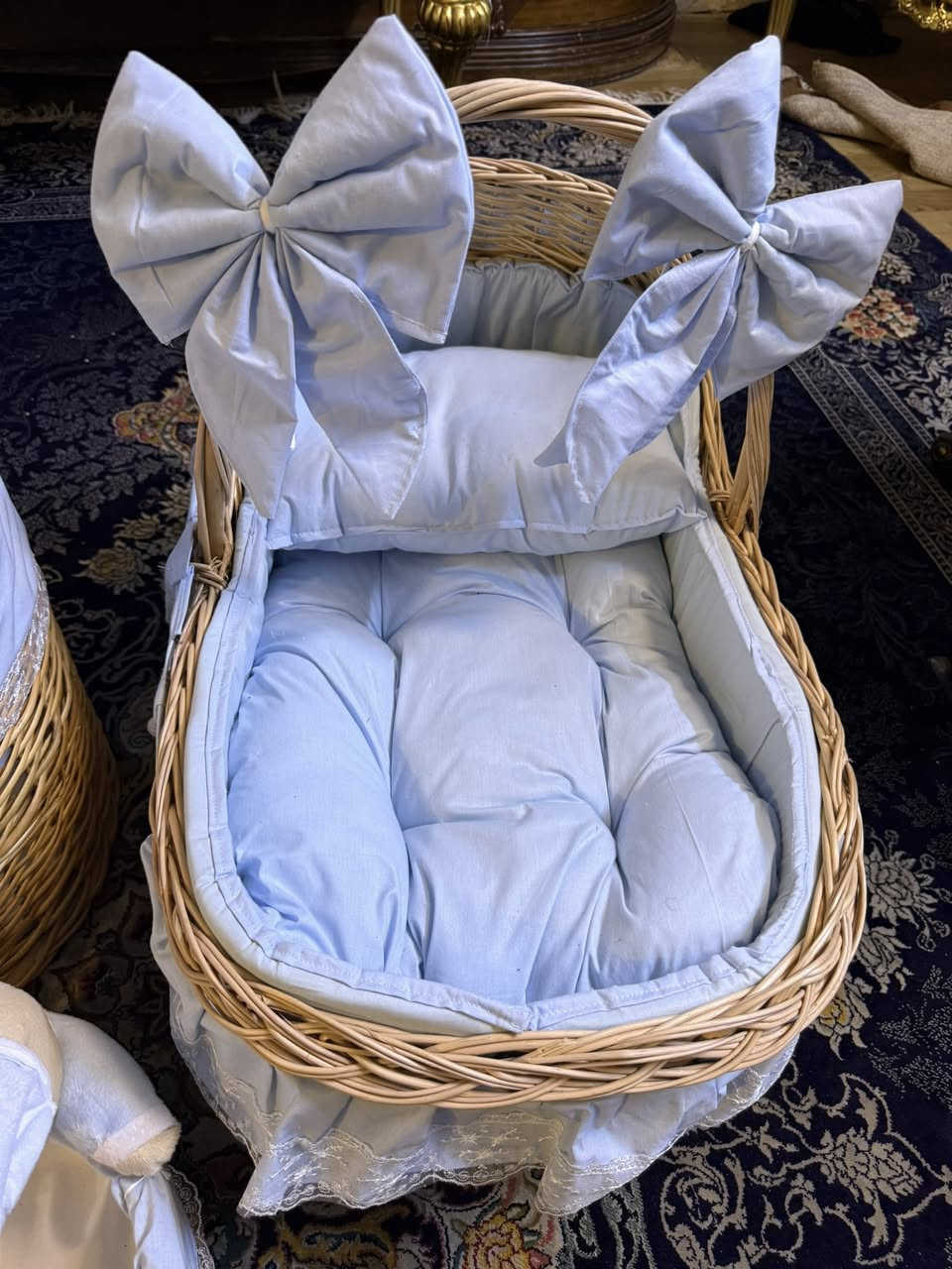 كركوت حجم كبير سلة ملابس  مع سلة ممات غير مستخدم قطن 100%
السعر 80 الف سعر نهائي


**إذا كنت صاحب هذا الإعلان وتريد حذفه لأي سبب، رجاءا أرسل رسالة إلى الدعم الفني**