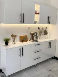 كاونتر MDF • ٢م • سِنك مرمر