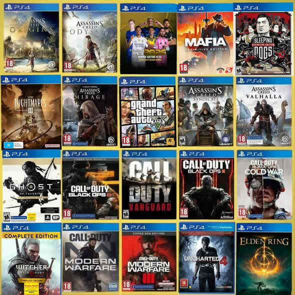 يتوفر تنزيل العاب ps4 معدل 
سعر اللعبة ٣ لاف دينار فقط 
حسب كتلوك الالعاب الموجود 
وغلبها تدعم  (للغة العربية)
ملاحظة ( الالعاب يتم نسخها عن طريق الهارد وليس اقراص)  
العنوان/ صلاح الدين _ مجمع الدور السكني _ سوق الثاني 
مكتب خبير الالعاب   *********** 📱  خط شغال مع واتساب
Kaptain Basit  مكتب خبير الالعاب الالكترونية
