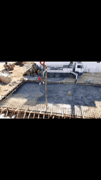 صب الأساس • مكتب مودرن • أشراف وتنفيذ