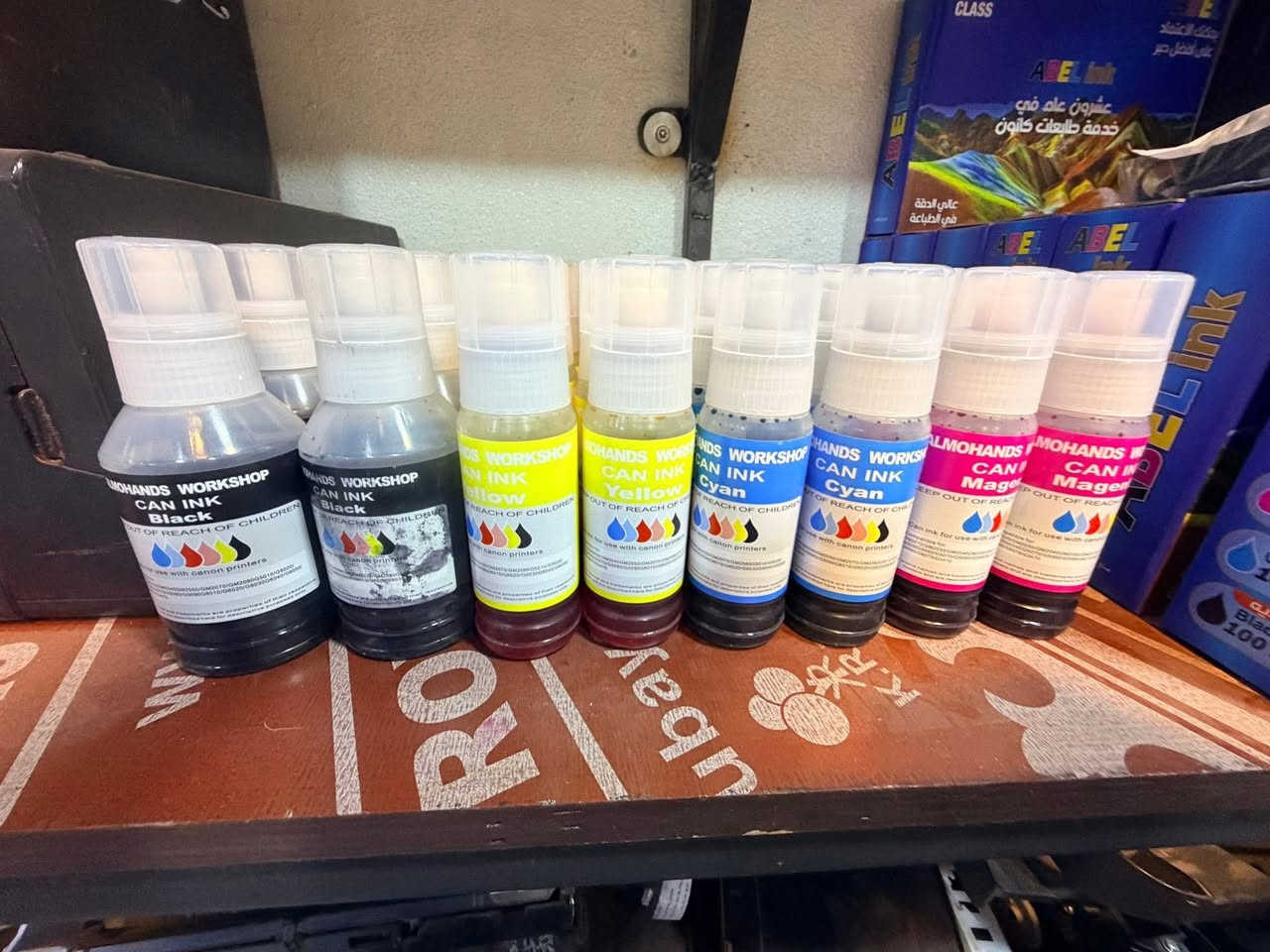 الحمدلله وصول وجبا جديده من احبار الطابعات  كانون ابسون اج بي جميع الموديلات والرقام 
يتوفر لدى عالم الطابعات الموصل المجموعه الثقافية قرب نفق الجامعه ***********
