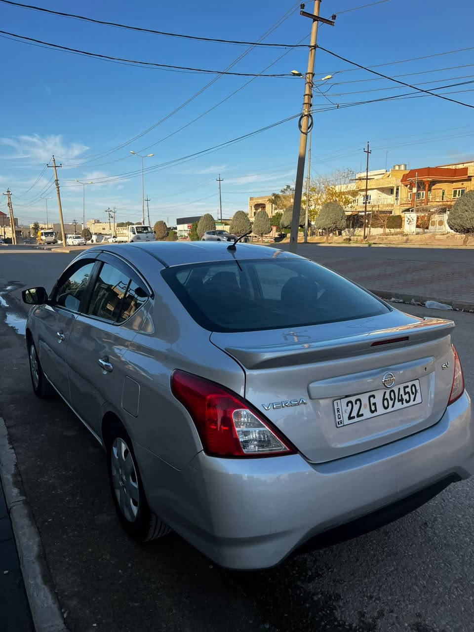 السلام عليكم
نيسان فيرسا 2019 sv 
كلين تايتل 
بدون صبغ بدون ايرباك
ماشي 76 الف فقط
سعر/114$ ورقه بى مجال قليل 
رقم سنوية كلشي جديد تحويل وكالة شرط رقم شاصي 
3n1cn7ap5kl865106
واتساب +كورك ***********
