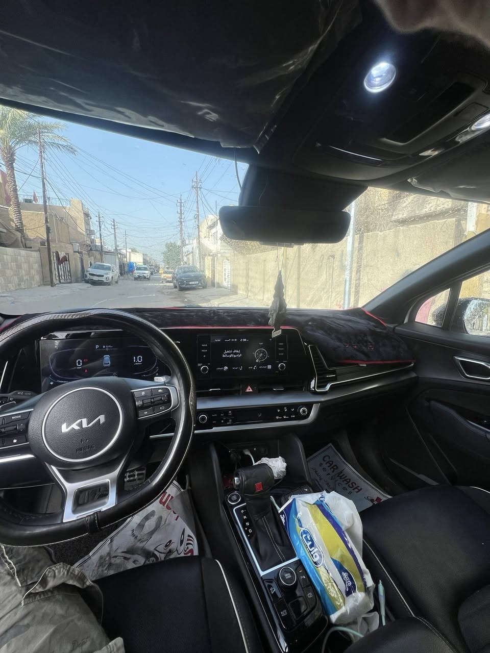 السلام عليكم للبيع
كيا سبورتج موديل2024gtlineفول 

السعر 238بيها مجال

مكفوله كفاله كير محرك بس جهة الصدر الباب بي ضربه مثل مموضح ب الصوره سونار 

ماشية17500كم فقط السيارة جديدة 

فول مواصفات 1/1

كشنات تدفئة تبريد

ستيرن تدفئة

سعة المحرك 2.0L

مرتبط بناقل حركة أوت إف و 6 نمر

حساسات أمامي

حساسات خلفية

لايت زينون + LED

كشافات 

بك لايت LED

حجم الاطار 235/50R19

ويل كب 

4 دسك

اريل نفكيتر 

مفتاح التشغيل بصمة

تشغيل عن بعد 

فتح الصندوق كهرباء 

دشبول شاشة 

شاشة Apple Car play

كاميرا دوارة 

حركة المقاعد الأمامية كهرباء 

مثبت السرعة Cruise

المودات والأوامر الصوتية

أوضاع القيادة  Drive Mode

فحص أنظمة السيارة 

حساسات ضغط اطارات 

مقود جلد حياكة 

شفتات مقود

قطعتين تبريد

هاند بريك كهرباء 

ا Auto Hold   أوتو هولد

نظام مانع الانزلاق

نظام نزول المنحدرات 

اشارة في المرايا الجانبية

مخرج منفذ الطاقة

ا  Bluetooth 

شاحن هاتف Wireless 

مكاني بغداد بغداد الجديده 

***********
