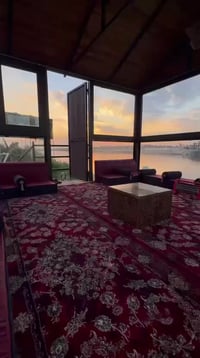 شاليه أرض دجلة جنة على ضفاف النهر بمساحة واسعة تصل إلى دونم ونصف، استم...