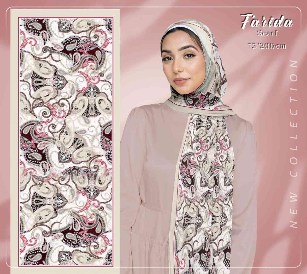 "جمالك يبدأ من التفاصيل. 🌸
Farida Scarf.. خامات ناعمة، ألوان تخطف العين، وتصاميم تكمل طلتك."


**إذا كنت صاحب هذا الإعلان وتريد حذفه لأي سبب، رجاءا أرسل رسالة إلى الدعم الفني**