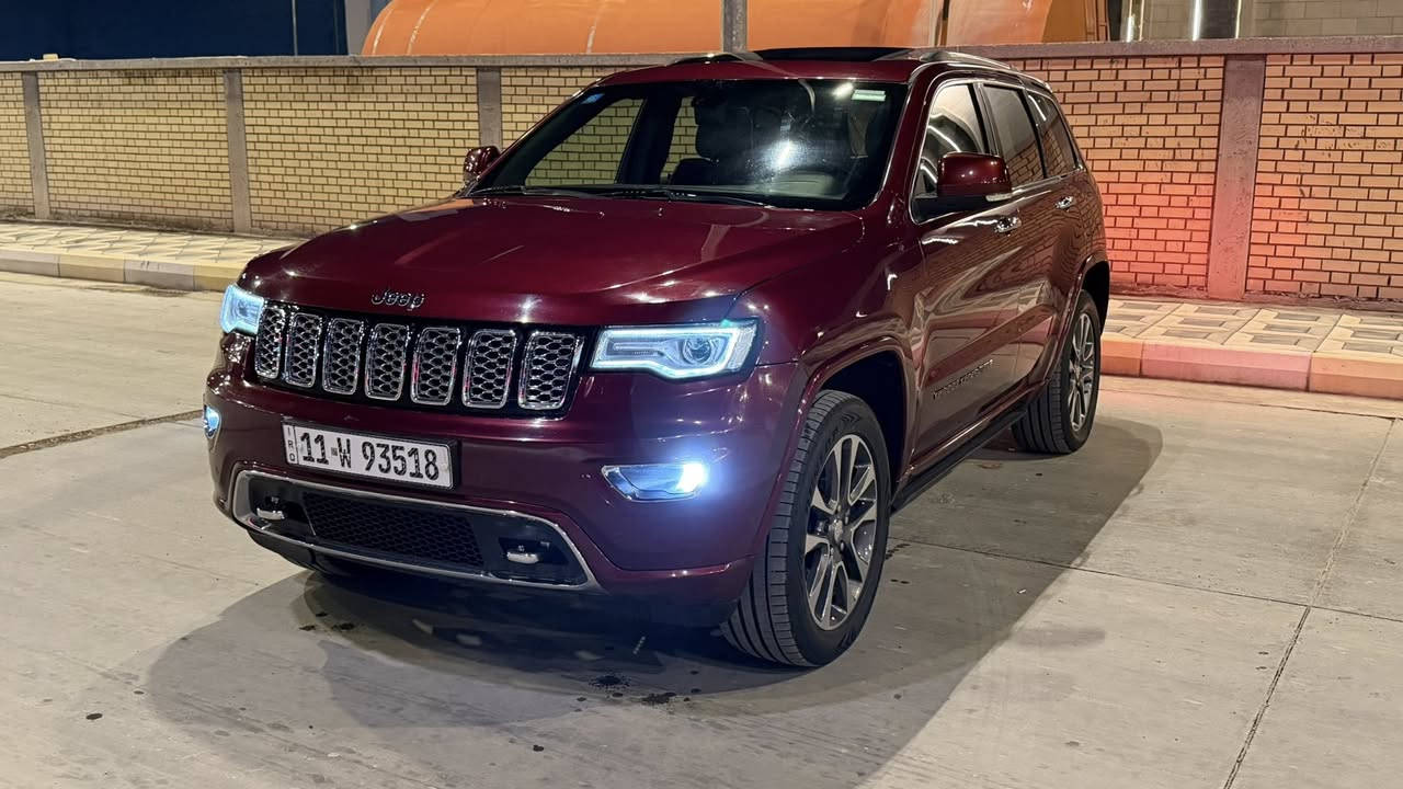 السلام عليكم
جيب كراند شيروكي اوفرلاند خليجية وكالة هارلم موديل 2018
رقم بغداد باسمي 
ماشيه 102 كم 

المواصفات : 
فول 1/1 للاخير شنو ابالك بيهه 
 داخل جلد  جكات تصعد وتنزل 3 شاشات بلادي كار بلي نظام صوت Alpine 10 سماعات تبريد وتدفئة كشنات امامي وتدفئة كشنات خلفي وتدفئة ستيرن كشنات خزن ميموري مري جانبية شفط وتعتيم وتدفئة حساسات امامي خلفي زراكات بلايت بانوراما 
الاضافات : 
تخم تاير دنلوب ياباني العام شاده ..
دواسات كهربائية يم شنايزر بمليون..
 منظومة زنون عدسة كاملة ب 500 دولار لايت رهيب..

سيارة بيها بابين تبديل وكالة نفس لون اثر حادث خفيف والبيبان القديمات موجودات .  وبيها تكحيل اثر شخط بجاملغ الامامي مال سايق بدون دواخل وبدون ايرباك ونظيفة حيل صدر امامي خلفي جديد وكاله 
سياره ماتصرف عليهه الف دينار

270$ السعر  وبيها مجال 
للتواصل 
***********
***********
مكاني واسط الكوت /// بغداد
