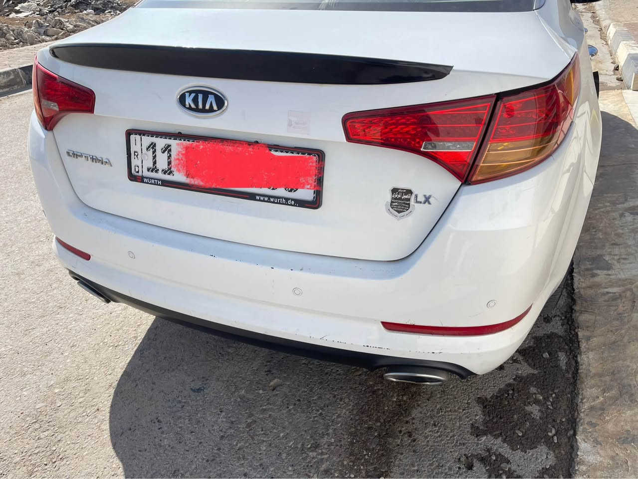 بعد اذن الادمن اوبتما 2012 خليجي محرك 2400 داخل بيجي مواصفات عاديه قطعتين تبريد شفتات ستيرن حساس خلفي رقم بغداد دولي تخم تاير سياره جاهزه  السونار مرفق مكفول من كص واكع عليهه قمريه 
السعر 11500$$ ويرهم مراوس
*********** الرمادي, الأنبار
