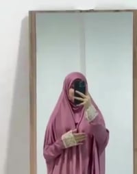 حجاب صلاة • قماش ناعم • دانتيل ناعم