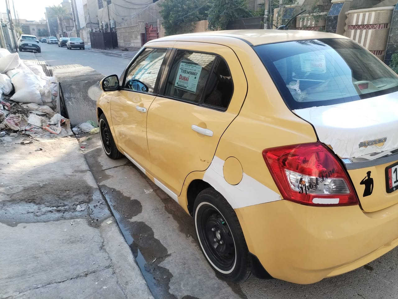 السلام عليكم
سازوكي سويفت موديل 2014
محرك 1200 
4 سلندر
تخم تاير جديد
صدر امامي وخلفي ودبلات واذاين كلهن جدد
دوشمة كشنات درجة اولى
شاشة وكامرا خلفية
داش كام امامي وداخل السيارة
تبريد شغال
كهربائيات كلهة شغالة
لايت زينون عالي ناصي
تحكم ستيرن
الداخل نظافة 95%
الخارج نظافة 85%
العداد 221 الف كيلو
رقم الدولي الرقم الجديد
مصفرة هيئة
نقص السيارة فقط ولف حماوة
السعر  69$ وبيهة مجال جدا قليل حق العملة
للاستفسار اتصال او واتس
***********
