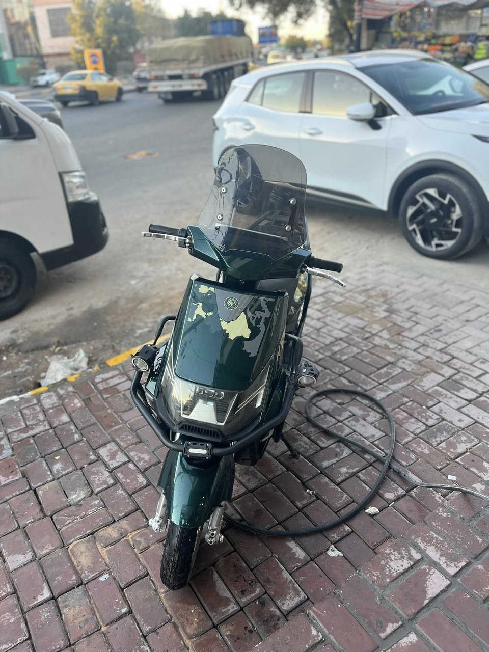 داجه شحن همر مدرعه ماخذها من مؤيد طياره دراجه مخيفه بيها ٧ بطاريات ١٢ فولت وبيها دكمه اعطال وبيها بك وبيها باوجكترات دراجه كلش حلوه ولو مو محتاج وداشتري سياره مابيعها سعرها ٧٥٠ واتساب  ***********
