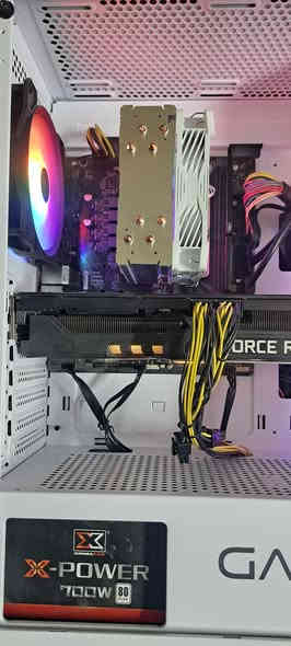 كيس تجميعه للالعاب كوراي 5 جيل 12

المعالج intel core i5-12400f

التبريد غازي  ag400

الرام-  mas : DDR4  (16GB-3200 MHz)

المذربورد  gigabyte h610 ddr4

الهاردات ssd 265 - hdd 1 tb

كرت الشاشة  palit 3070 8gb

البور سبلاي  x power pro 700w

كيس  galax  case 4 fan

سعر الكيس 850 الف رقمي ***********

بغداد شارع الصناعه لايوجد توصيل
