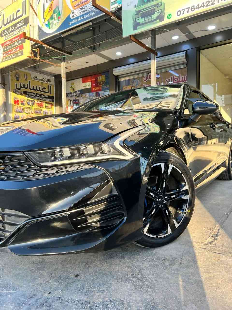 سلام عليكم k5 2024 جيتي لاين فول  عدا بنوراما حادث قطعةً وحدة للبيع مكاني المنصور  سعرها 187 بيها مجال للشراي ***********
