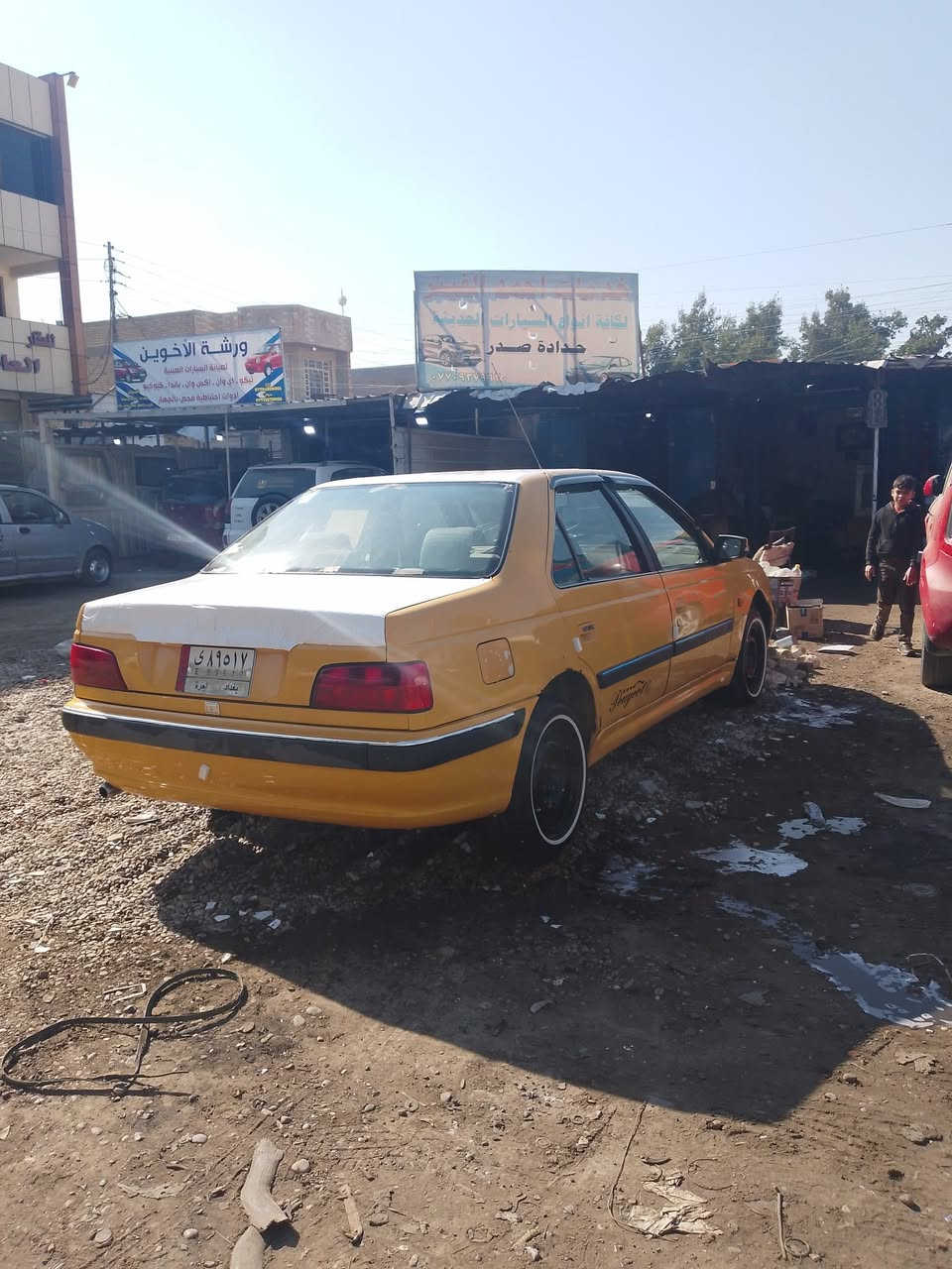 سلام عليكم بيجو بارص مديل 13محرك وكير وصدر خير من الله مكفولات تبريد تخم تأير جديد باتري جديد وشمه مصفره هيه وغرامات سعر 36وبيهه رقمي ***********
