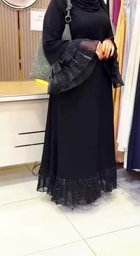 عباية • سوداء • كريب فاخر