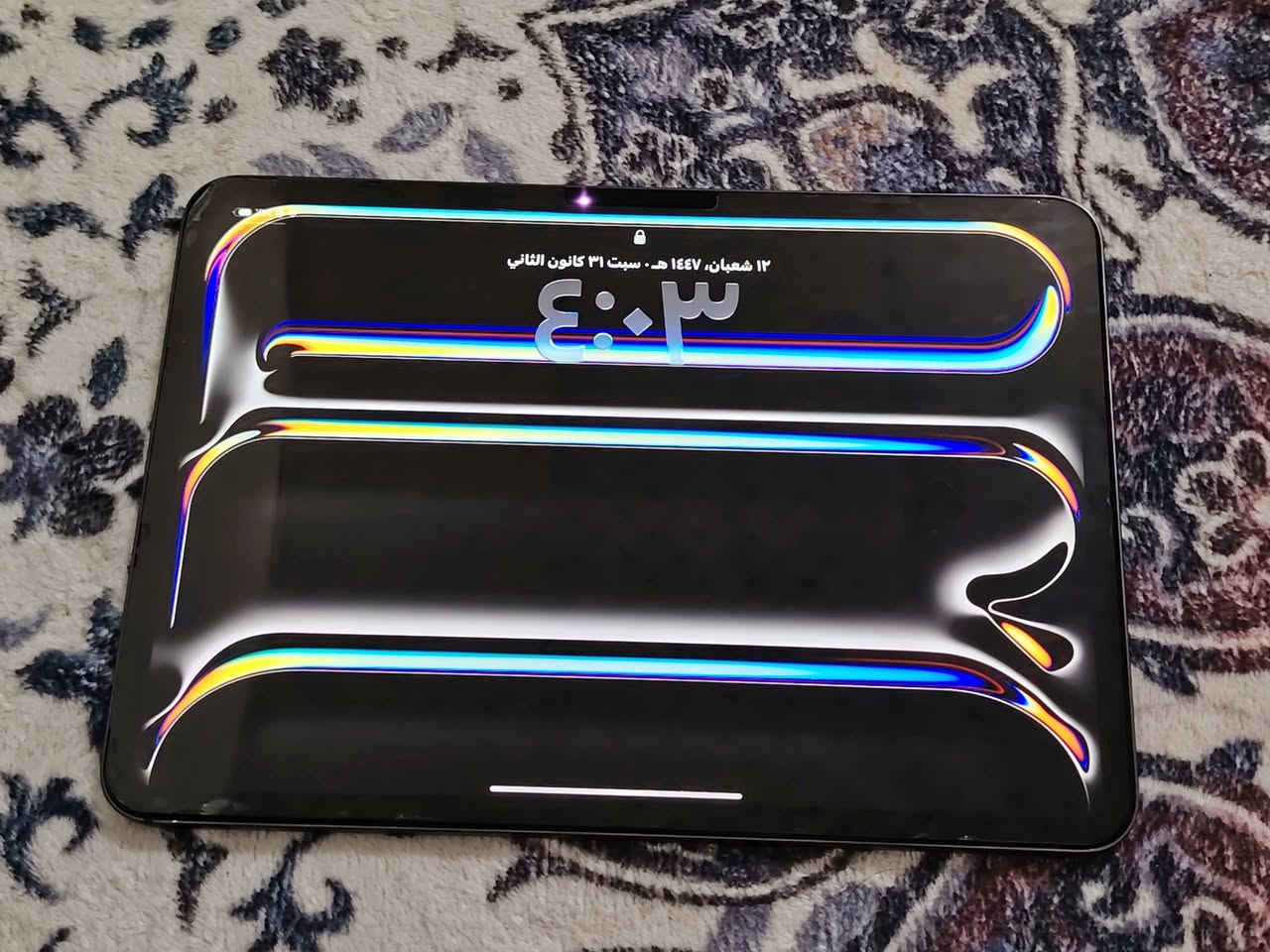 سلام عليكم ايباد M4للبيع نضافته99ملحقاته كله موجوده لشحن مالته لصلي مكاني بغداد العبيدي سعر 850ورقمي ***********
