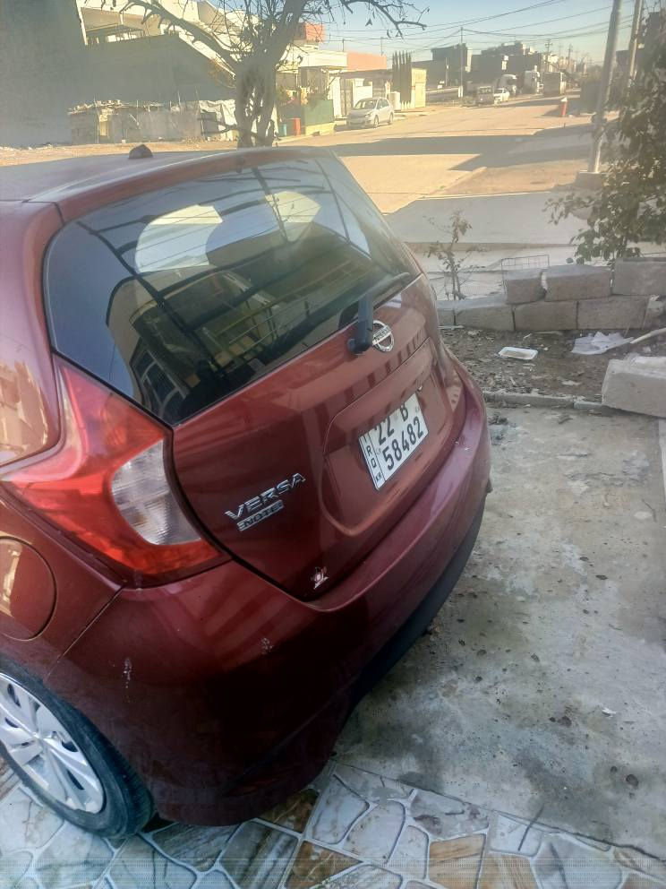 Nissan virsa note 2017
1پارجه بونيد گوراوه بيي داخلي 
1قوپي بجوك له جاملغ پشته وه
پشتوو پيش كه پس و زور خاوينه
ده ستي دوه مم هيج مه سره في نيه
(گورينه وه ده كه م )
بو په يوه ندي *********** أربيل, العراق
