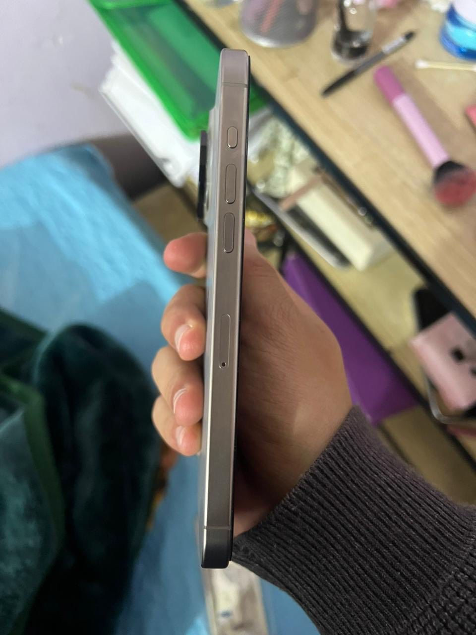 السلام عليكم ايفون 15 برو ماكس
ذاكرة 256
بطارية 88 
جهاز مكفول كافلة عامة وكامل محلقاتة
سعر مليون و50 
***********
