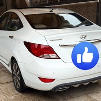 هونداي اكسنت 2016 وكالة خليجي فول محرك 1600  فتحة سقف  لايت لد  بك لاي...