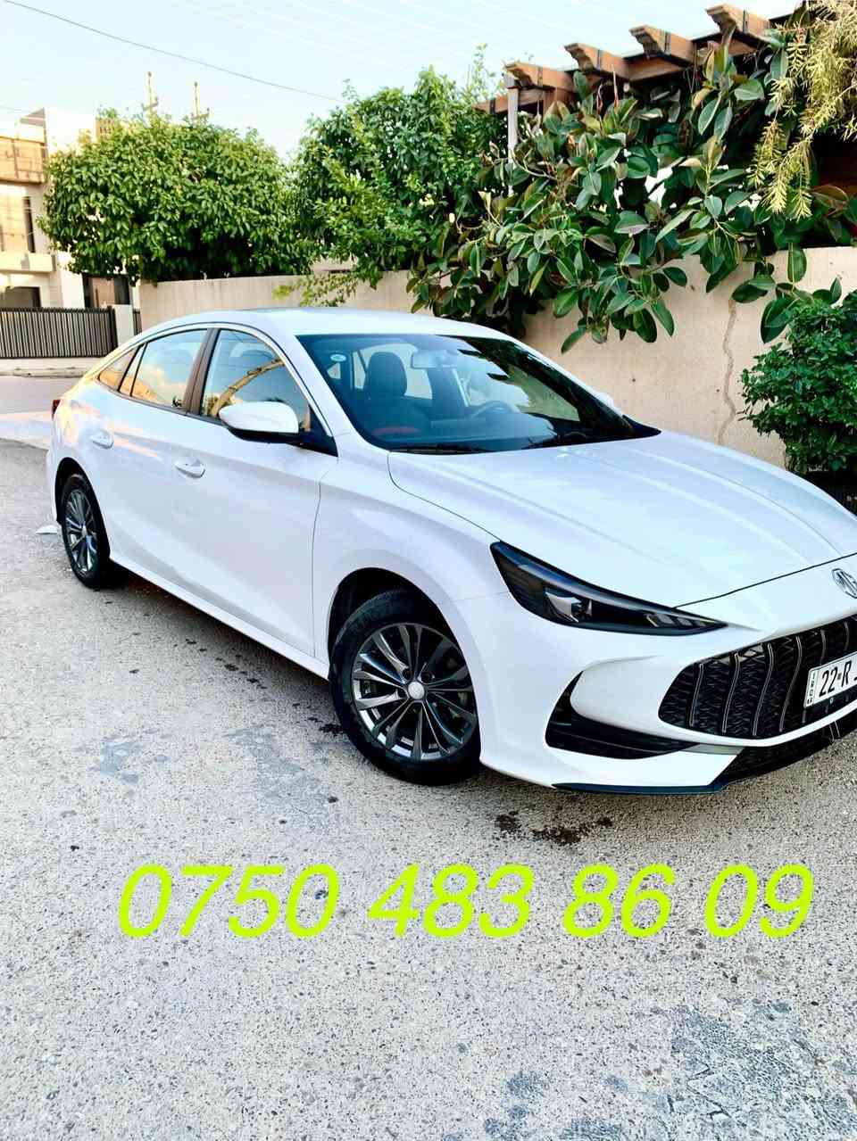 ام جی جی تی مۆدێل 2024ی بێ سلایت🚕
🚗🚙🚕❓بۆ فرۆشن

سەیارەکە ( 34 ) هەزار km رۆیشتییە
رەقەم سەنەوی فحس هەزە هەمووی تازەیە
شوختێکی لە دەرگای سکن هەیە رەسمم داناوە ⁉️
نەرمە زەرەکی زۆر خەفیفی هەیە بەس بەلایت دیارە ⁉️
بە عام سەیارەکە جوانە بێ کێشەیە بەشەرتە💥

سعری فرۆشتن ( 109 ) 💰وەرەقە
واطس أپ ☎️ ***********
عنوانی سەیارە هەولێر ⁉️ أربيل, العراق
