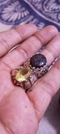 عقيق يماني تمري مخطوط حسبي الله ونعم الوكيل  مع ستريت صياغت تحف للبيع ...