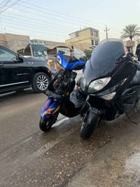 T MAX موديل 2008 الدراجه خير من لله شلعه ومعدل الدراجه نواقصه بس تريشه...