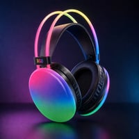 سماعات العاب • لاسلكيه • انارة RGB