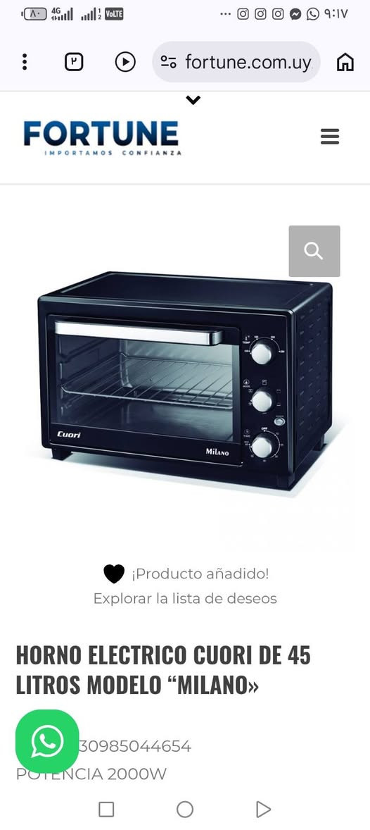 اوفن 45 لتر 2000 واط ايطالي 🇮🇹🇮🇹🇮🇹
#حصرياً


**إذا كنت صاحب هذا الإعلان وتريد حذفه لأي سبب، رجاءا أرسل رسالة إلى الدعم الفني**