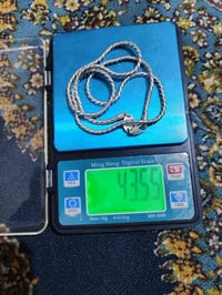 زنجيل فضه تايلندي جديد غير مستخدم السعر 190 الاستفسار 07737887435