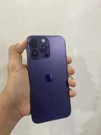 14 برو ماكس اللون البنفسجي 💜  نسخه الدبل شريحه   مستبدل شاشه اصليه الو...