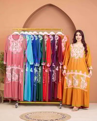 دشداشة نسائي • كشمير مصري • فري سايز 3XL