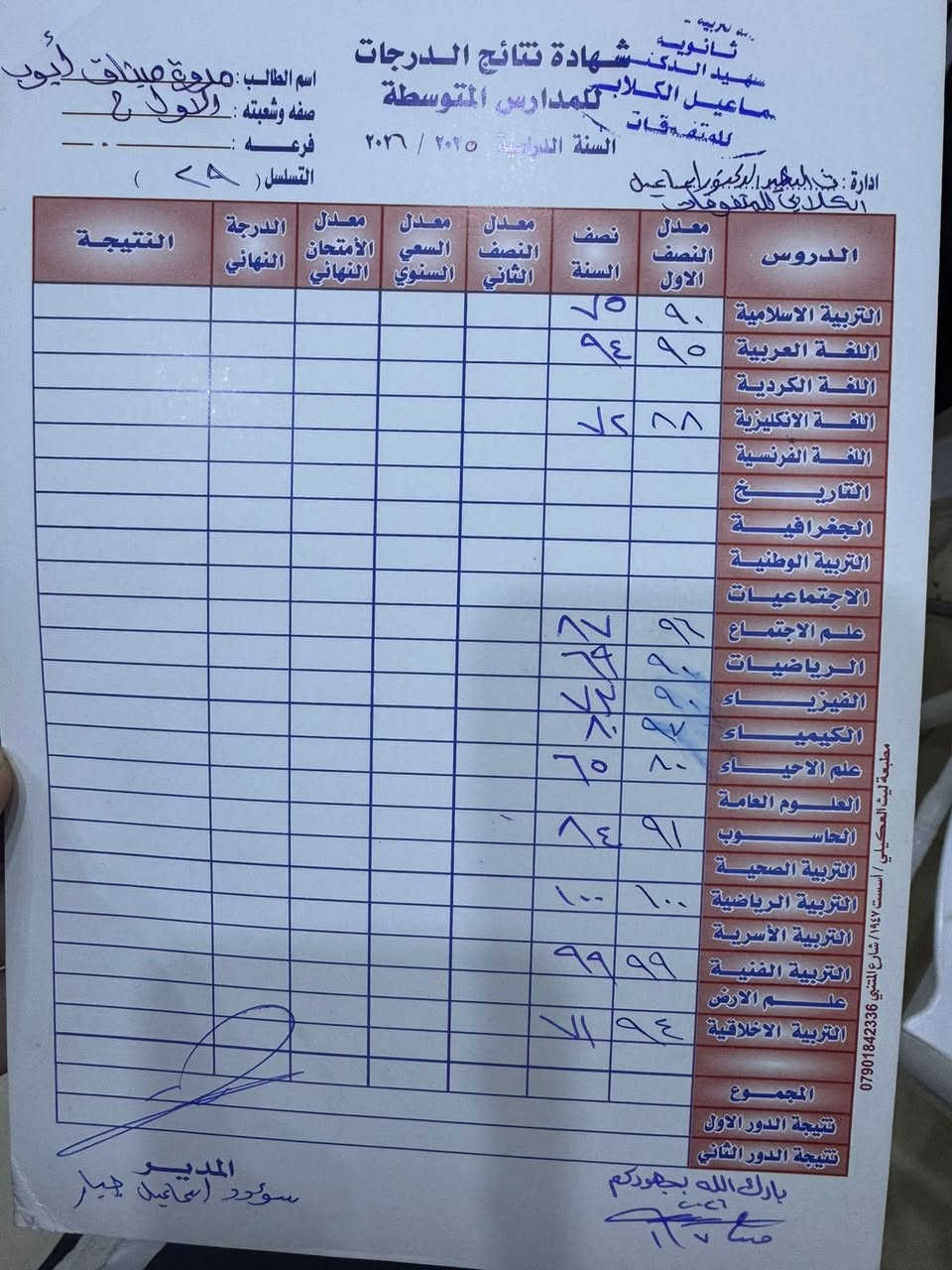 يعلن معهد الأيمان عن فتح باب التسجيل لنصف الثاني مع ضمان النجاح يوجد نظام الدروس ونظام الحقيبة الكاملة 
ويوجد عروض للاخوان والاقارب بنفس السعر


**إذا كنت صاحب هذا الإعلان وتريد حذفه لأي سبب، رجاءا أرسل رسالة إلى الدعم الفني**