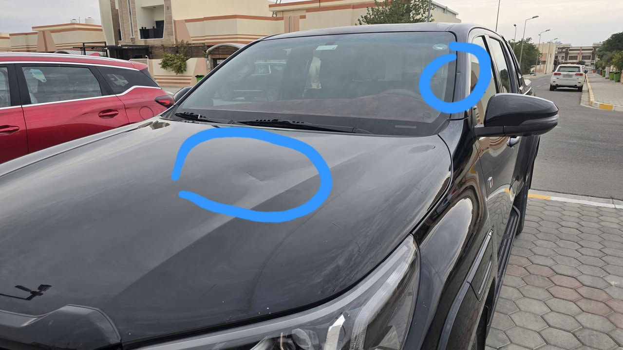 السلام عليكم
هايلوكس 2023 GR  أسود  سياره كلش نضيفه ومعروفه مواصفات الجي ار محركها2.8  كاز نظيف لان ابدل كله دهن من تويوتا كل 3 الف كيلوا 

*ماشيه 53 ألف كيلو
* سياره مابيها صبغ وجديده فقط بيها  تكحيل طعجه صغيره بالبنيد مضروبه بعصا وصغيره بالتكمه 
-سعر 373 $وبيها مجال  للجدي
مكان سياره البصره ***********

متوفر على الواتس اب
