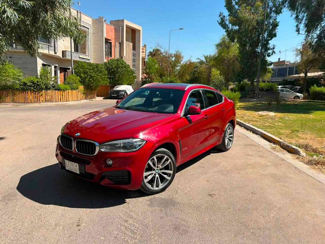 BMW X6 2015 شكل الجديد
الغنية عن التعريف فول مواصفات 
سبيشال اوردر خليجية وكالة العروش
محرك 6 حجم ال 3.0  ارغب شي بيها 
المواصفات والتفاصيل // 
مواصفات سلايد و٣ شاشات بصمات تشغيل داخل جلد احمر وكاربون فايبر كله بحالة الوكالة شفتات ستيرن
بردات بلاد خلفية 
سيارة بمعنى الكلمة مميزة جدا
خارج السيارة وداخله جدا جديد للامانه ترايها يخبل
محرك كير صدر تبريد شرط الفحص 
ماشيه 86 الف حقيقي 

صار بيهه شخط بالباب والجاملغ ونصبغ مكانه 
رقم بغداد شبه مميز باسمي تحويل مباشر
رايدهه ب26,800$ مكاني بغداد شارع المغرب
للاستفسار ***********
