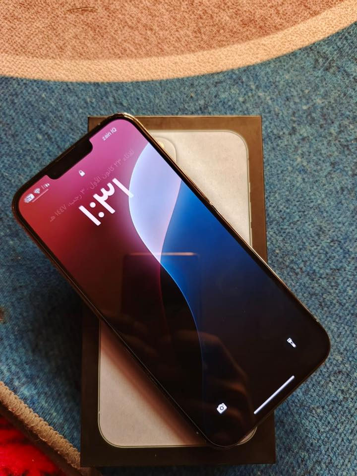 13برو ماكس 

بطاريه 85

لون بحري 

ذاكره 256

نضافه 100/100

مكفول كفاله عامه شرط لفحص 

كارتونه ويا 

شحن شرط يوم كامل 

جهاز خير من الله 

سعر 750 قفل مكاني شطره 

***********
