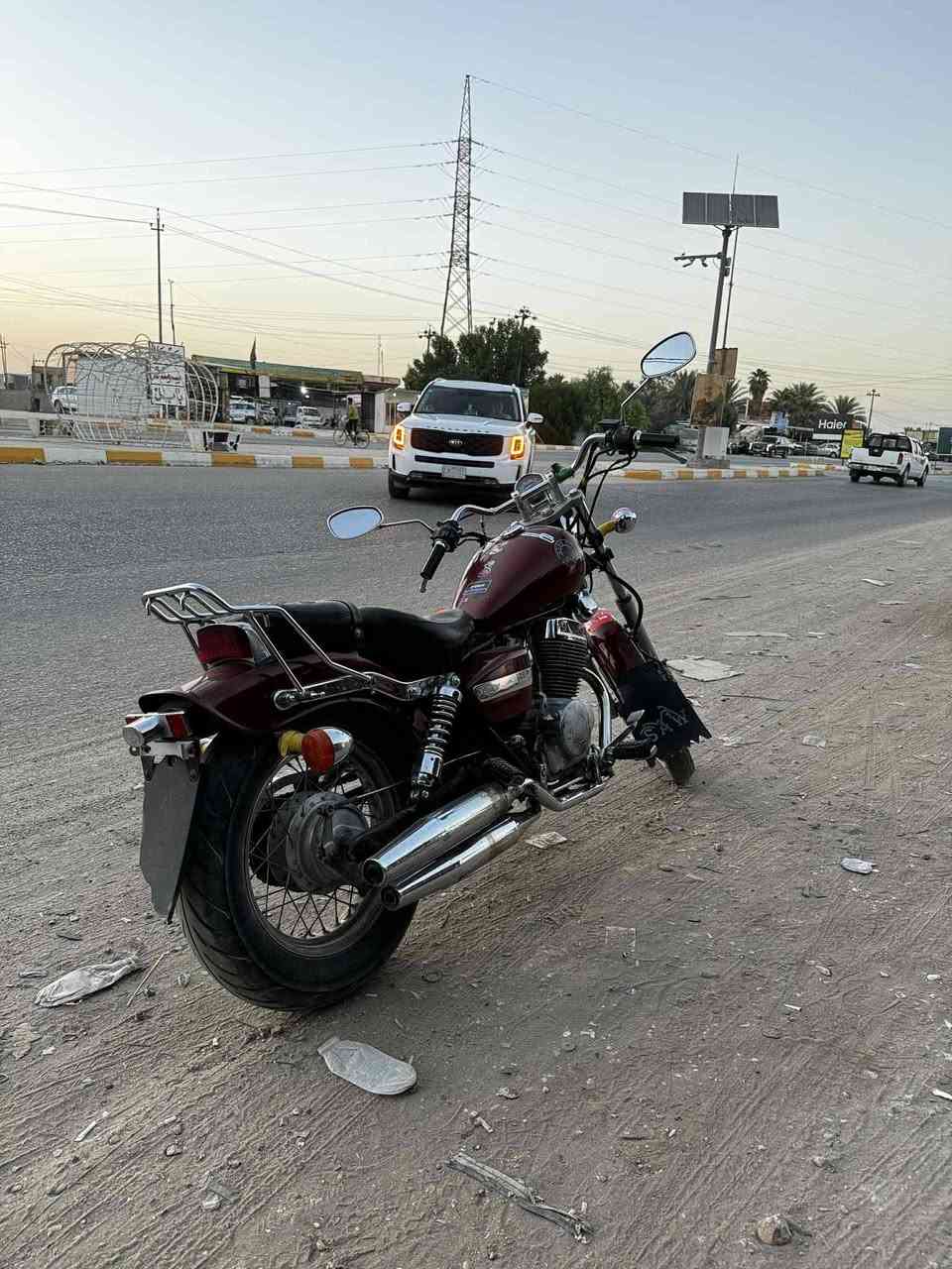 دراجه هوندا هارلي للبيع أوراق مفقوده المكان المسيب ***********
